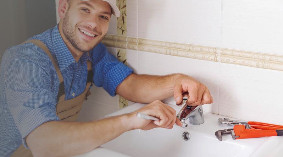 Faucet cartridge replacement in Holden, ME